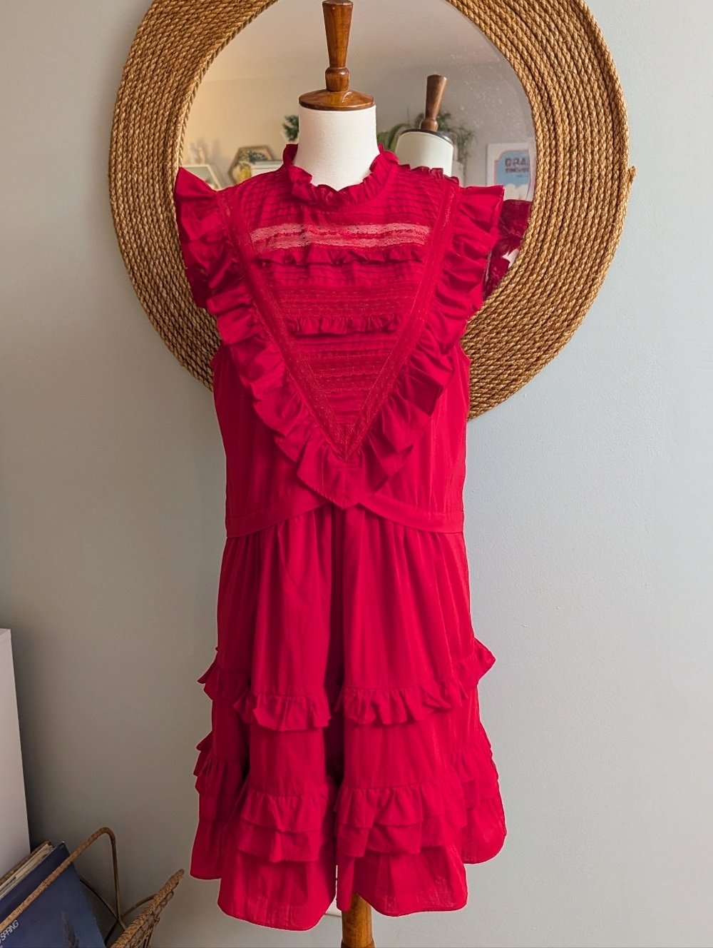 Tuckernuck Pomander Place Red Cecilia Dress - Picture 2 of 5